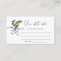 Waterverf winter Date night ideeën \ Date jar