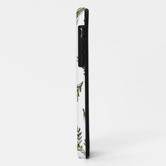 Waterverf Winter Green Seamless Pattern Case-Mate iPhone Case (Achterkant/links)