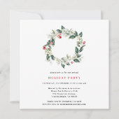 Waterverf Winter Greenery Holiday (Voorkant)