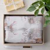 Waterverf Winter Magische Herten Tissuepapier (Geschenk)