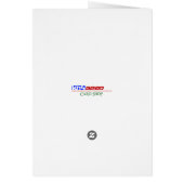 Waterverf Winter Pine Tree Birch Holiday Kaart (Achterkant)