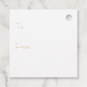 Waterverf Winter Scene Bedankjes Labels (Achterkant)