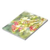 Waterverf winterbessen notitieblok (Gedraaid)