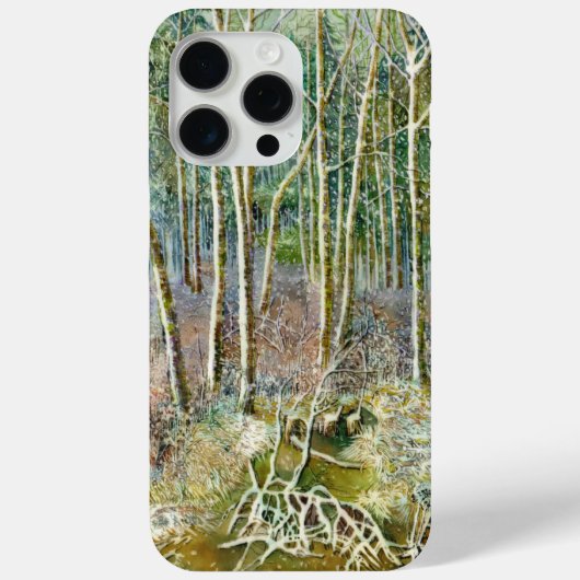 waterverf winterbos Case-Mate iPhone case (Achterkant)