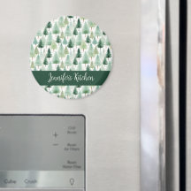  Waterverf Winterbos gepersonaliseerd