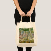 waterverf winterbos tote bag (Voorkant (product))