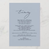 Waterverf wintersneeuwlandschap Trouwroute Programma (Achterkant)