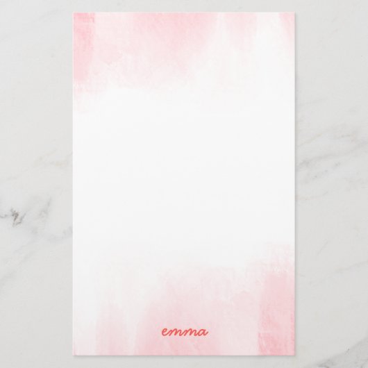 Waterverf Wisp Briefpapier (Voorkant)