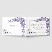 Waterverf Wisteria Blooms gastenboek (Volledig)