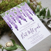 Waterverf Wisteria Corporate Logo | Bat Mitzvah Kaart