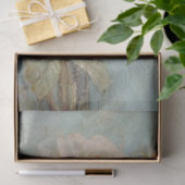  waterverf wit Engels rozen faux goud Tissuepapier (Geschenk)