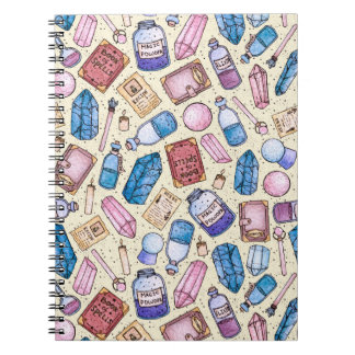 Waterverf Witchy Pattern Notitieboek