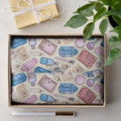 Waterverf Witchy Pattern Tissuepapier (Geschenk)