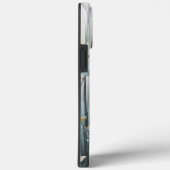 Waterverf, Witte Vlinders in Blauw Bos Case-Mate iPhone Case (Achterkant / Rechts)