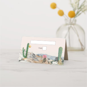 Waterverf Woestijn Cactus Boho Bruiloft