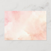 Waterverf woestijncactus QR-code bruiloft details Informatiekaartje (Achterkant)