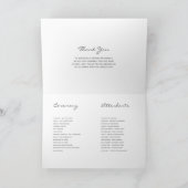 Waterverf woestijnCactus Succulents Wedding Programma (Binnen)