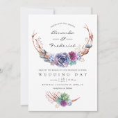 Waterverf Woestijnplechtige uitnodiging (Voorkant)