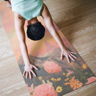 Waterverf Woestijnroos Kloof Yogamat