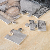 Waterverf Wolf Deer Legpuzzel (Zijkant)