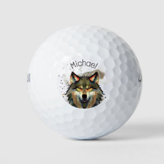 Waterverf Wolf Earths Tones Golfballen
