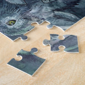 Waterverf Wolf Pack Legpuzzel (Zijkant)