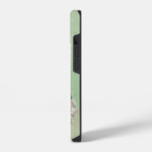 Waterverf Wolven Aangepaste Natuur in het wild iPhone Hoesje (Linkerkant)