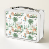 Waterverf Woodland Baby Animal Pattern (Achterkant)