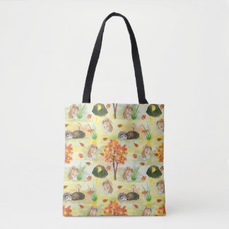 Waterverf Woodland Rabbit, Hedegel Draagtas