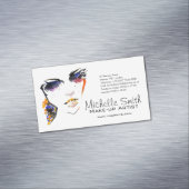 Waterverf wordt geconfronteerd met lange opscheppi magnetisch visitekaartje (Voorbeeld)