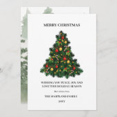 Waterverf woud Vakkerfeestdag Kaart (Voorkant / Achterkant)