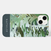Waterverf woud winter gepersonaliseerde iPhone cas Case-Mate iPhone Case (Achterkant (horizontaal))