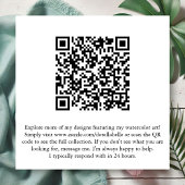 Waterverf Wreator Kerst sticker