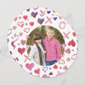 WATERVERF XOXO VALENTIJNSDAG KAARTEN (Voorkant / Achterkant)