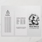 Waterverf Yoga Reiki One-Legged King Pigeon Pose (Voorkant)