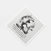 Waterverf Yoga Reiki One-Legged King Pigeon Pose Servet (Hoek)