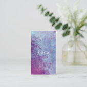 Waterverf yoga Visitekaartje (Staand voorkant)