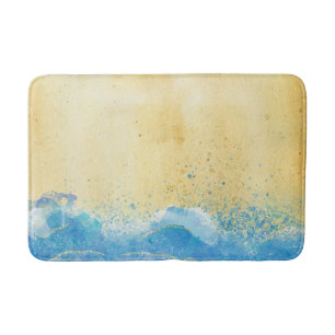 Waterverf Zand en waterbad Bath Mat
