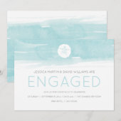 Waterverf zanddollar kaart (Voorkant / Achterkant)