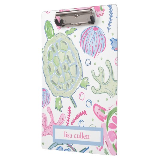 Waterverf Zee Draaikrokken Klembord (Links)