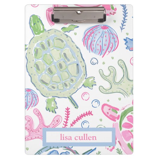 Waterverf Zee Draaikrokken Klembord (Voorkant)