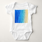 Waterverf zee en strand uitzicht. romper (Voorkant)