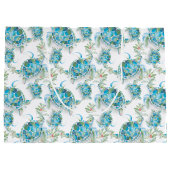 Waterverf Zee Kerstmis Groot Cadeauzakje (Achterkant)