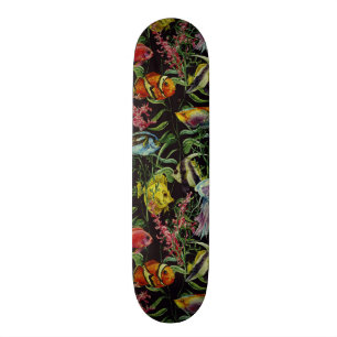 Waterverf Zee Life Patroon 1 Skateboard