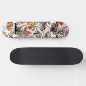 Waterverf Zee Life Patroon 2 Skateboard (Horizontaal)