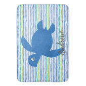 Waterverf Zee schildpad Badmat (Voorkant Verticaal)