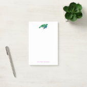 Waterverf Zee schildpad dank u Post-it® Notes (Kantoor)