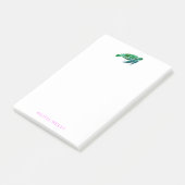 Waterverf Zee schildpad dank u Post-it® Notes (Schuin)