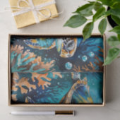 Waterverf Zee Schildpad Ocean Decor Decoupage Tissuepapier (Geschenk)
