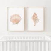 Waterverf Zee Shell Beach Decor Muurkunst Sets